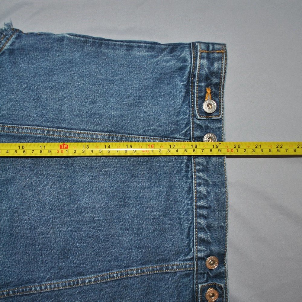 Vintage Express Bleus Jean Vest Size Medium 90s Y2K - Picture 9 of 9